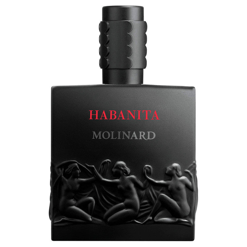 Perfume Habanita de Molinard en fondo blanco