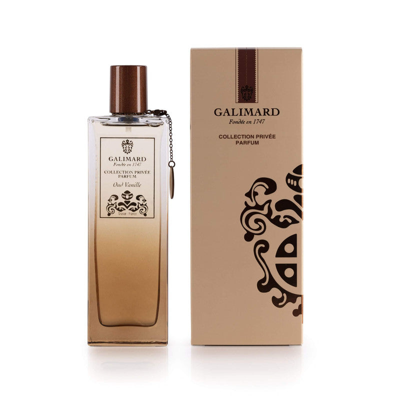 Perfume Oud Vanille de la colección privada de Galimard formato de 100 en fondo blanco