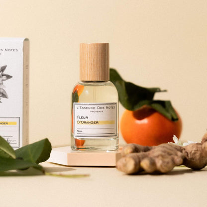 Perfume Fleur d'oranger de L'Essence des notes junto a naranja y jengibre