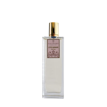 Perfume L'ete Dernier de Galimard formato 100 ml en fondo blanco