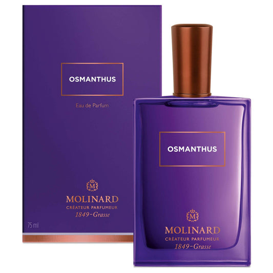 Perfume Osmanthus de Galimard con caja en fondo blanco