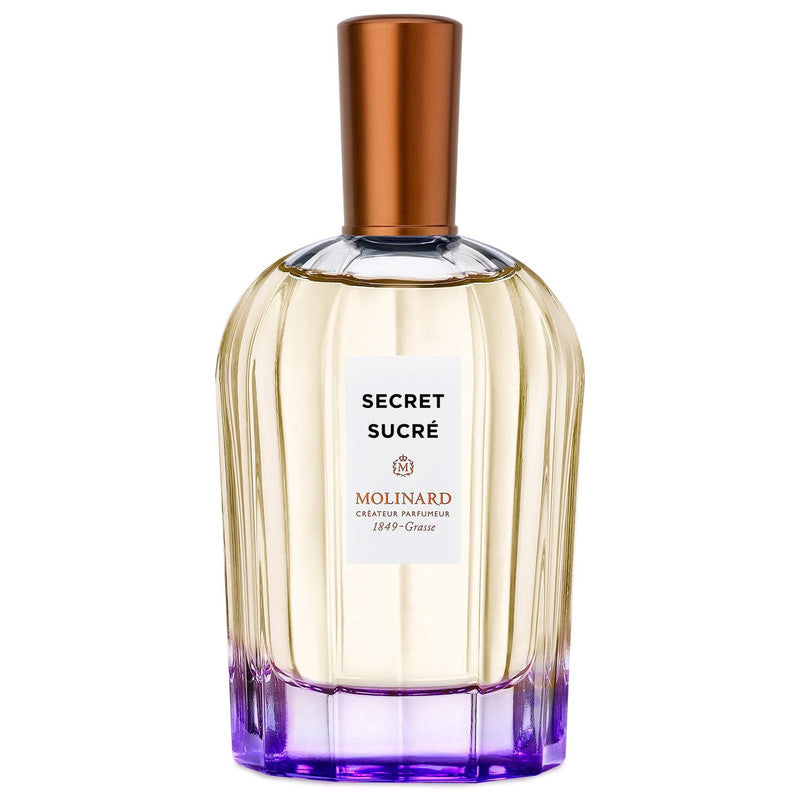 Perfume Secret Sucré de Molinard en fondo blanco